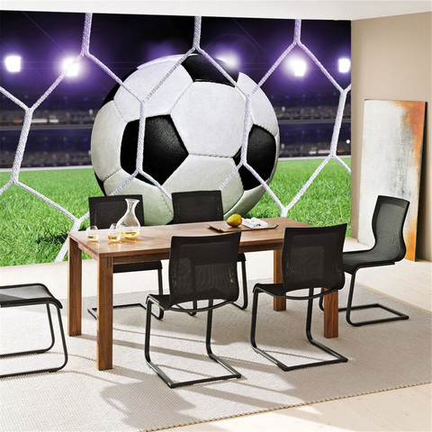 Fototapete Fu�ball Netz Rasen Licht Stadion bunt weiߠ no. 431