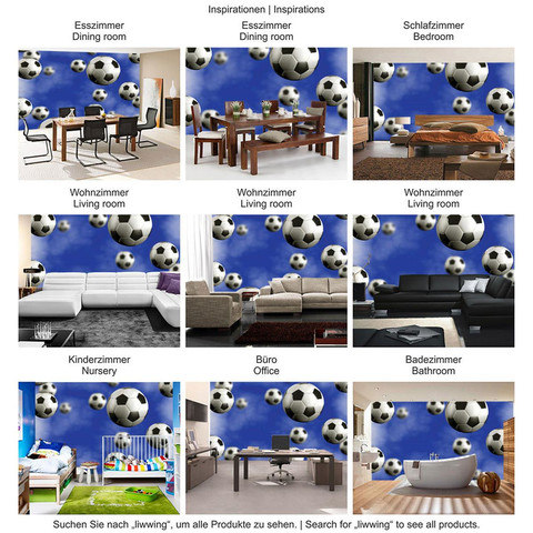 Fototapete Fu�b�lle Himmel Wolken� no. 529