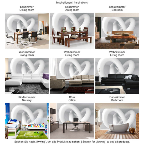 Fototapete Abstrakt Schlingen 3D� no. 590