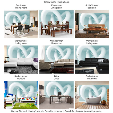 Fototapete Abstrakt Schlingen 3D Modern Art� no. 599