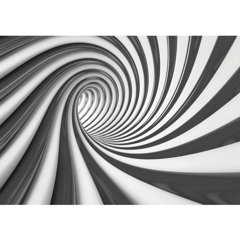 Fototapete Abstrakt Tunnel Streifen Illusionen no. 611