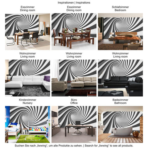 Fototapete Abstrakt Tunnel Streifen Illusionen� no. 611