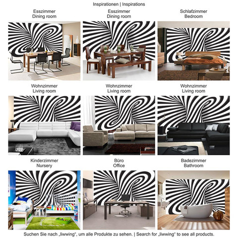 Fototapete Abstrakt Linien Kreisel 3D� no. 648