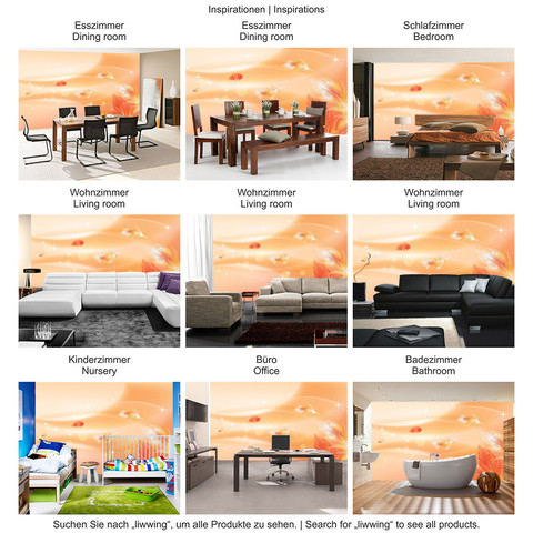 Fototapete Abstrakt Ornamente Perle Feder Stern Welle Muster� no. 850