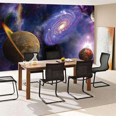 Fototapete Weltraum Weltall Galaxie Planeten Erde Staurn Sterne no. 905