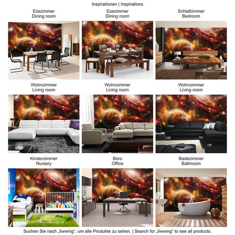 Fototapete Weltraum Weltall Galaxy Sterne Planeten Himmel no. 1379