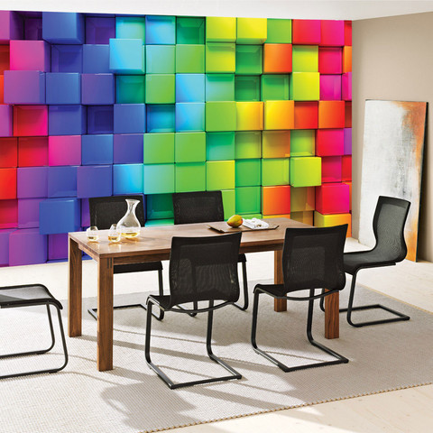 Fototapete W�rfel Farben Kacheln� no. 1549