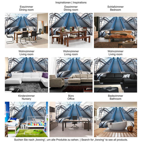 Fototapete Illustration 3D Rolltreppe� no. 1803