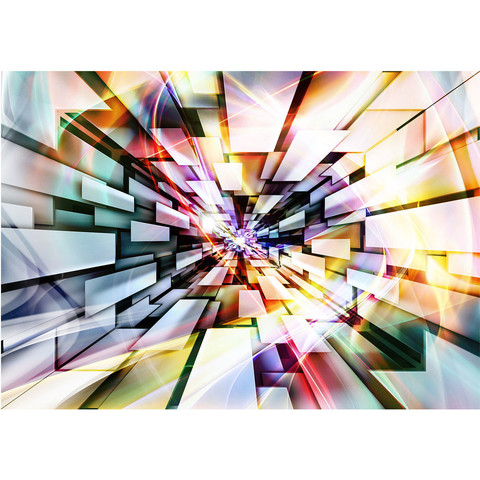 Fototapete Abstrakt Kunst 3D Tunneloptik Kacheln� no. 2167