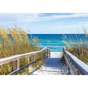 Fototapete Meer Himmel Strand Horizont Gel�nder� no. 2284