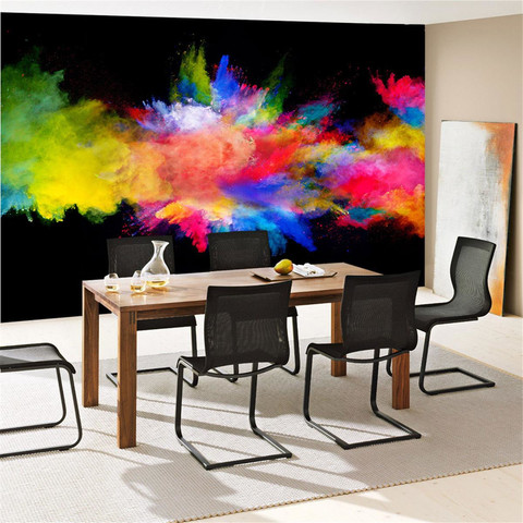 Fototapete Farbbombe Holi indisches Farbenfest Pulver� no. 2424