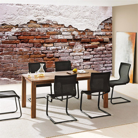 Fototapete Backsteinmauer Putz rustikal Vintage no. 3258