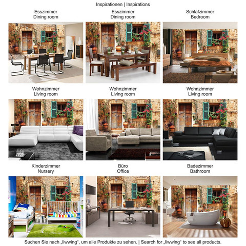 Fototapete Mittelmeer mediterran Haus T�r� no. 3298