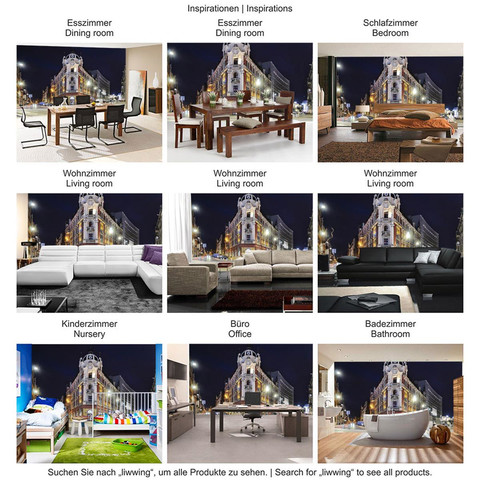 Fototapete Gr�nderzeit Jugendstil Nacht� no. 3392