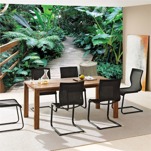 Fototapete Ausblick Weg Wildnis B�ume Steg Br�cke� no. 4487