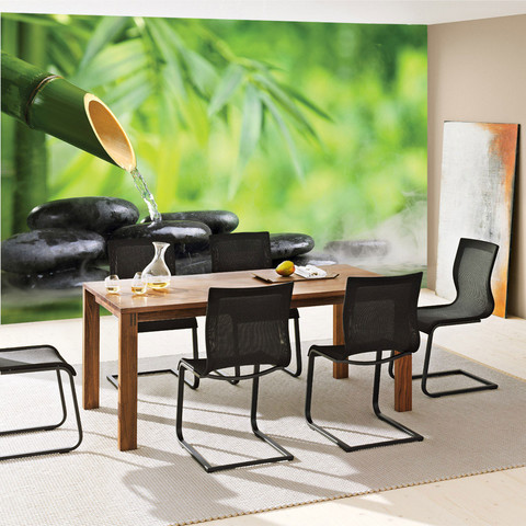 Fototapete SPA Stein Bambus Wasser Pflanze� no. 4523