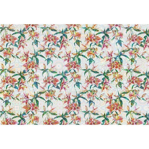 Walls by Patel 110214 mosaic lilies1
