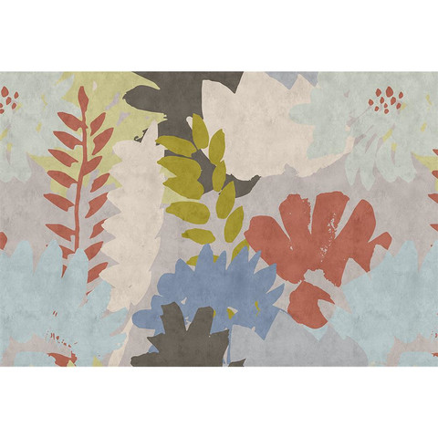 Design Tapeten floral collage 3