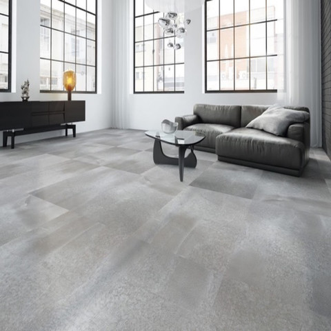 Beton Bodenfliese Grau