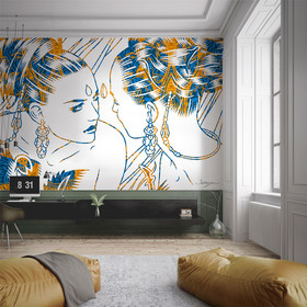 Tapete Collezioni dArte LE DUE FARAONE, LA SFIDA von...