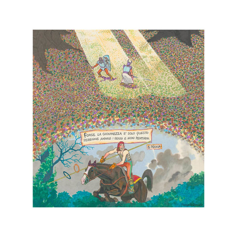 Tapete Andrea Pazienza ZANARDI MEDIEVALE, GIOVINEZZA von Tecnografica 75755-1