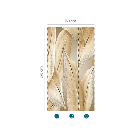 Fototapete summer leaves 2521N-82